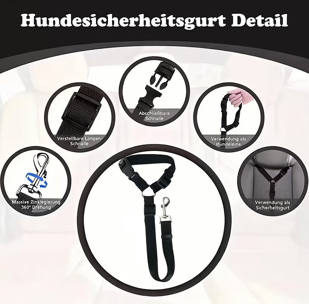 Hundesicherheitsgurt fürs Auto