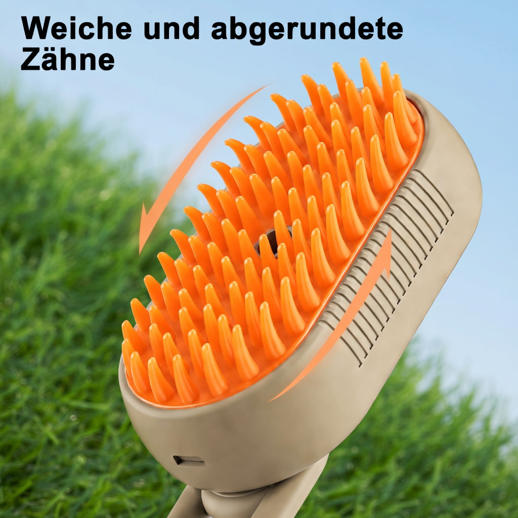 Dampf-Fellbürste für Hunde und Katzen